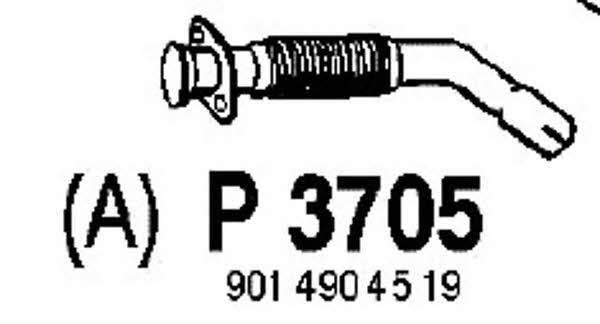 Fenno P3705 Exhaust pipe P3705