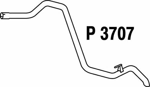 Fenno P3707 Exhaust pipe P3707