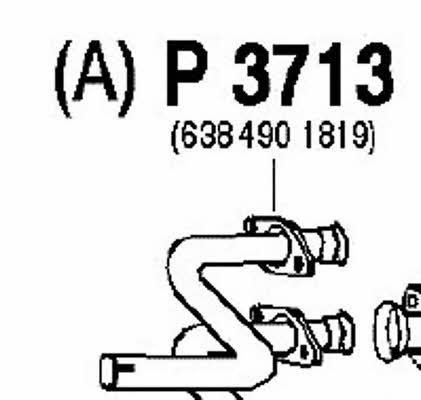Fenno P3713 Exhaust pipe P3713