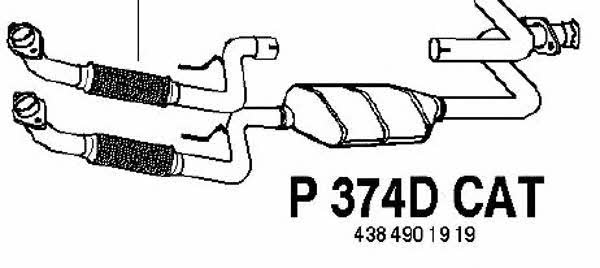 Fenno P374DCAT Catalytic Converter P374DCAT