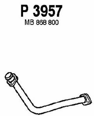 Fenno P3957 Exhaust pipe P3957