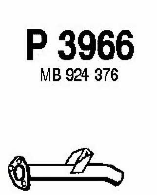 Fenno P3966 Exhaust pipe P3966