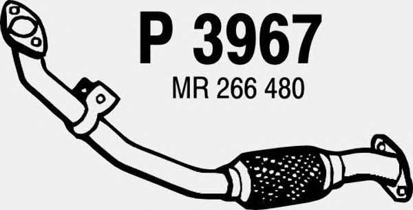 Fenno P3967 Exhaust pipe P3967