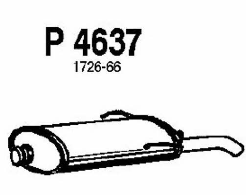 Fenno P4637 End Silencer P4637