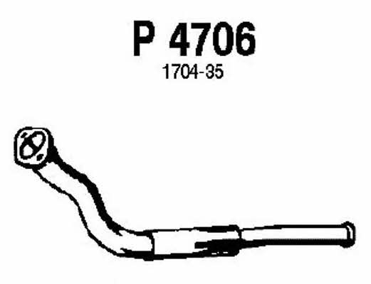 Fenno P4706 Exhaust pipe P4706