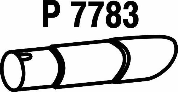 Fenno P7783 Exhaust pipe P7783