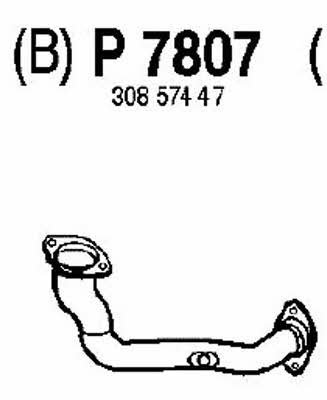 Fenno P7807 Exhaust pipe P7807