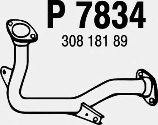 Fenno P7834 Exhaust pipe P7834