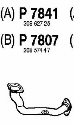 Fenno P7841 Exhaust pipe P7841