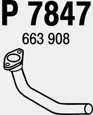 Fenno P7847 Exhaust pipe P7847