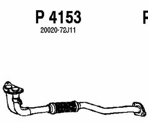 Fenno P4153 Exhaust pipe P4153