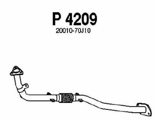 Fenno P4209 Exhaust pipe P4209
