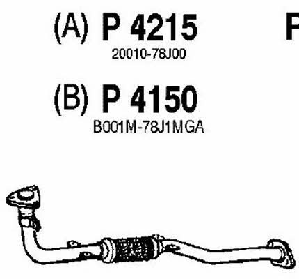 Fenno P4215 Exhaust pipe P4215