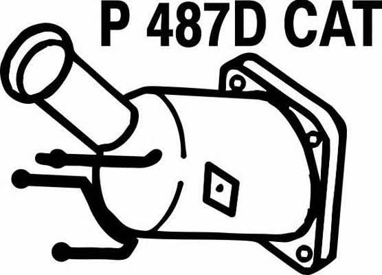 Fenno P487DCAT Catalytic Converter P487DCAT