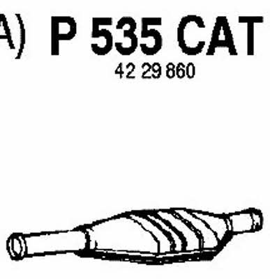 Fenno P535CAT Catalytic Converter P535CAT