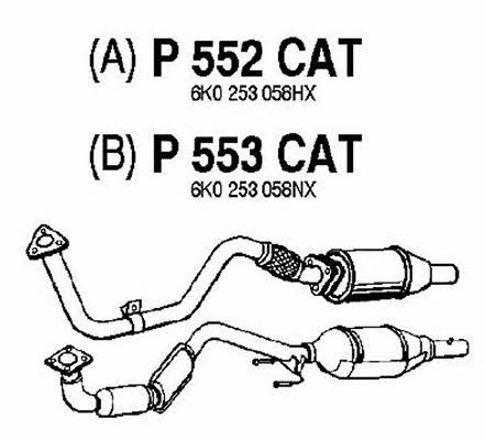 Fenno P552CAT Catalytic Converter P552CAT