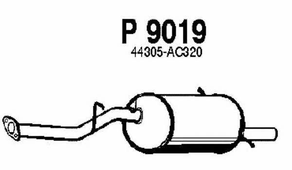 Fenno P9019 End Silencer P9019