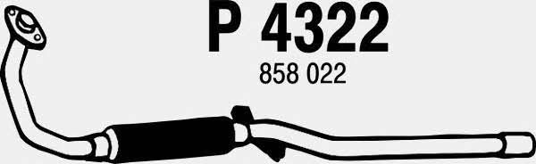 Fenno P4322 Exhaust pipe P4322