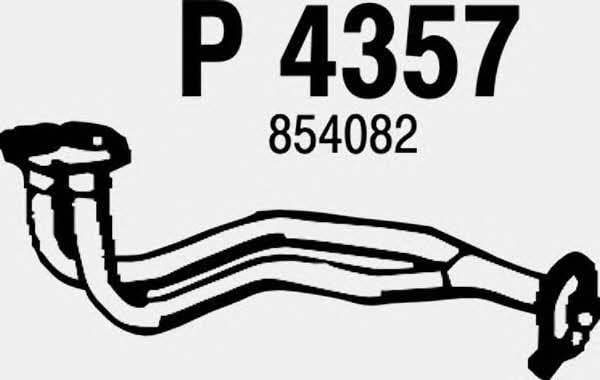 Fenno P4357 Exhaust pipe P4357