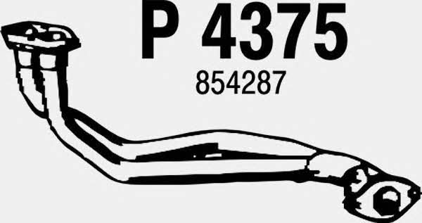 Fenno P4375 Exhaust pipe P4375