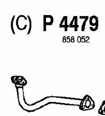 Fenno P4479 Exhaust pipe P4479