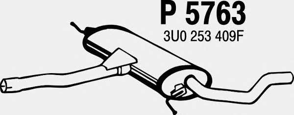 Fenno P5763 Central silencer P5763