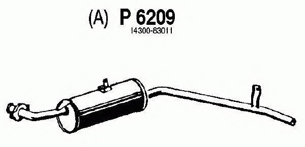 Fenno P6209 End Silencer P6209