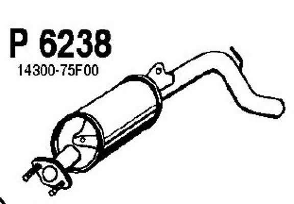 Fenno P6238 End Silencer P6238