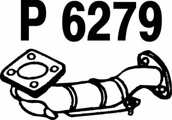 Fenno P6279 Exhaust pipe P6279
