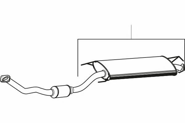 Fenno P6530 Central silencer P6530