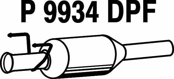 Fenno P9934DPF Diesel particulate filter DPF P9934DPF