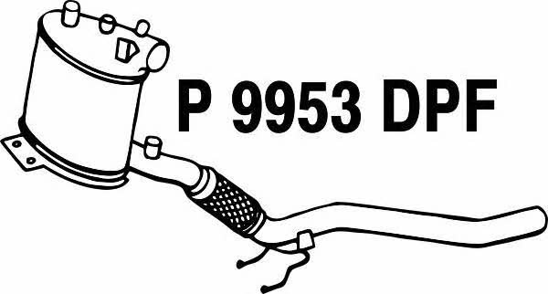 Fenno P9953DPF Diesel particulate filter DPF P9953DPF