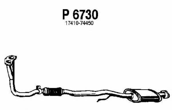 Fenno P6730 Exhaust pipe P6730