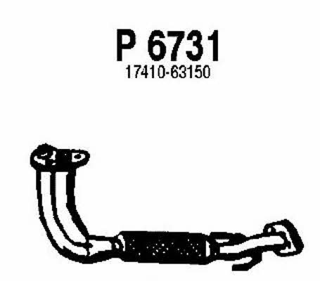 Fenno P6731 Exhaust pipe P6731