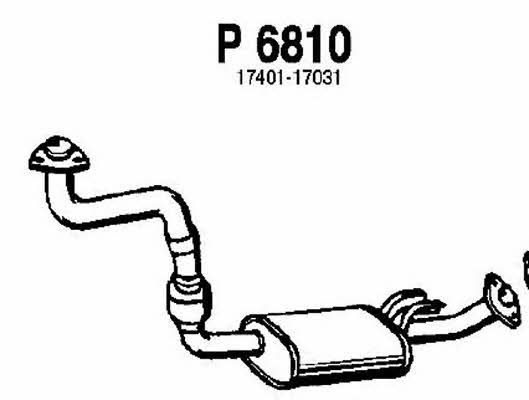 Fenno P6810 Exhaust pipe P6810