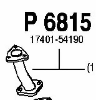 Fenno P6815 Exhaust pipe P6815