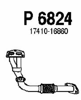 Fenno P6824 Exhaust pipe P6824