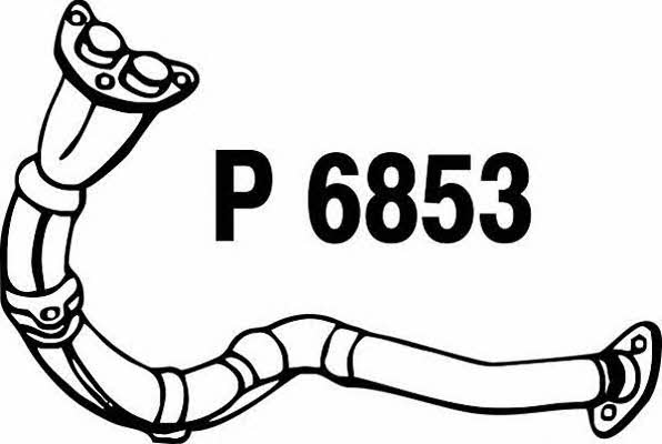 Fenno P6853 Exhaust pipe P6853
