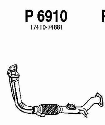 Fenno P6910 Exhaust pipe P6910