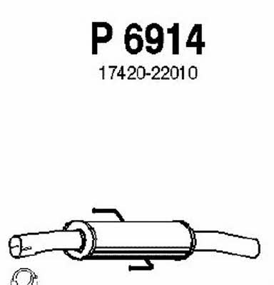 Fenno P6914 Central silencer P6914