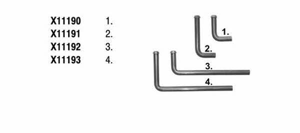 Fenno X11192 Exhaust mounting bracket X11192