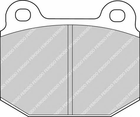 Ferodo FDB116 FERODO PREMIER disc brake pads, set FDB116