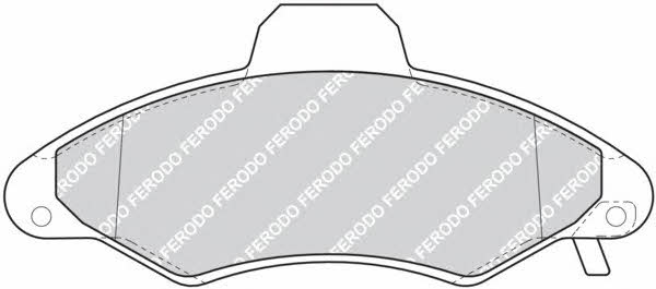 Ferodo FDB1276 FERODO PREMIER disc brake pads, set FDB1276
