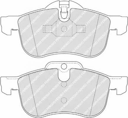 Ferodo FDB1355 FERODO PREMIER disc brake pads, set FDB1355