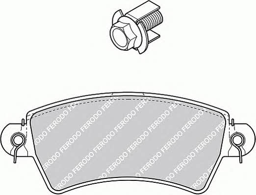 FERODO PREMIER brake pad set Ferodo FDB1370