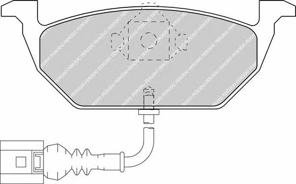 FERODO PREMIER brake pad set Ferodo FDB1398