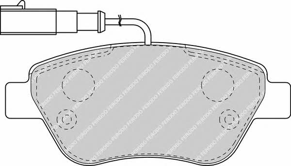 FERODO PREMIER brake pad set Ferodo FDB1466