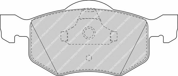 Ferodo FDB1571 FERODO PREMIER disc brake pads, set FDB1571