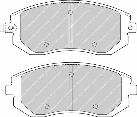 FERODO PREMIER brake pad set Ferodo FDB1639