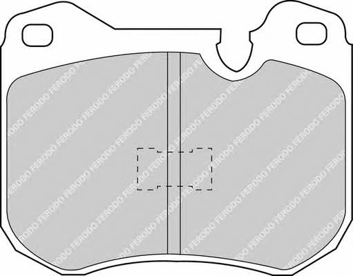 Ferodo FDB165 FERODO PREMIER disc brake pads, set FDB165